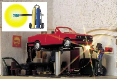 Produktbild von Busch 5931 - H0 / TT / N / Z / 0 Schweißlicht - Neu