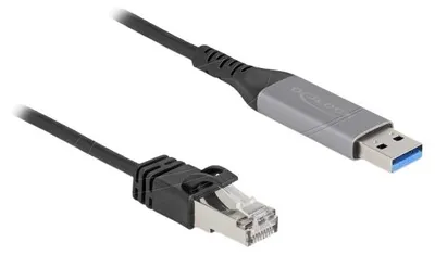 Image de Delock USB LAN Kabel USB Typ-A zu RJ45 Gigabit Ethernet 2 m