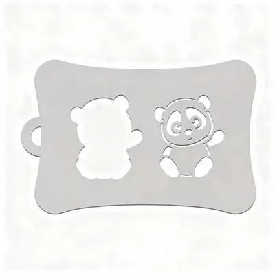 Immagine prodotto di Ooh stencil body art panda