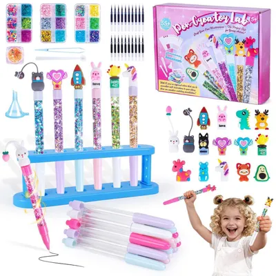 Immagine prodotto di Kit per creare matite colorate, con oltre 55 accessori, adatto a bambini dai 4 ai 12 anni