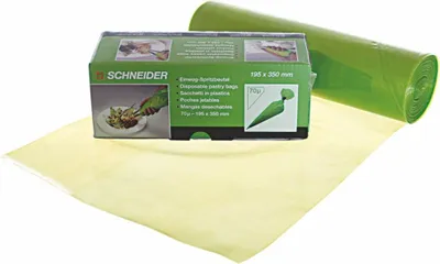 Produktbild von Einweg-Spritzbeutel doppelt extrudiert LxB: 350 x 190 mm, 100 Stück im Karton