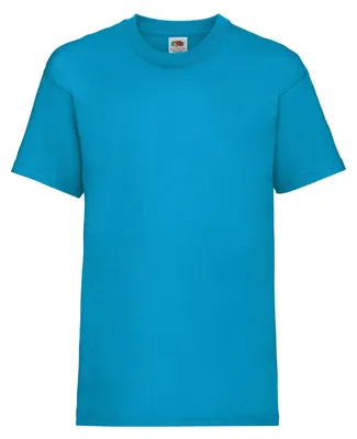 Obrázok produktu pre Fruit of the Loom – detské tričko „Valueweight“ FK2521 (116) (azúrová modrá)