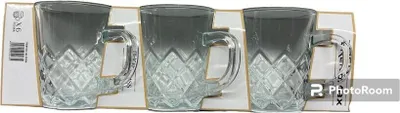 Produktbild von Teegläser 6 Set Teetassen Kaffeegläser Kaffee Tee Gläser Trinkgläser mit Henkel