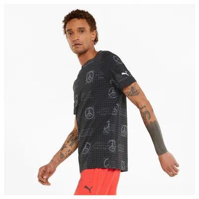 Image de T-shirt homme Puma MAPF1 AOP Logo Tee S Noir