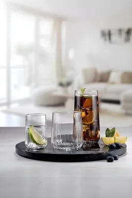 Productafbeelding van Hermia Concept, Nova 18, glazen set (18-delig), transparant, 100% glas, 135 cm