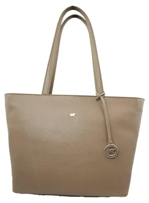 Immagine prodotto di Borsa a tracolla HANNA, modello shopper, color marrone, da donna, in pelle