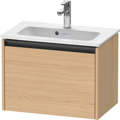 Produktbild von Duravit Ketho.2 Wastafelonderkast 61x39x44 cm Mat Natuur Eiken