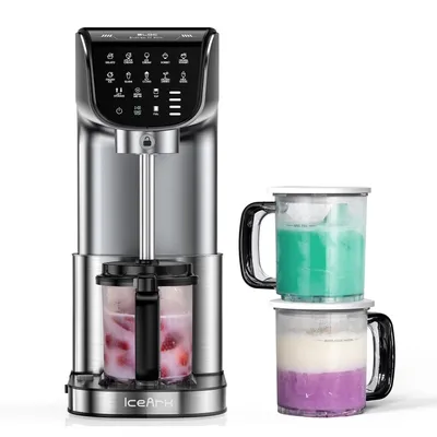 Produktbild von Eismaschine 12-in-1 vollautomatische Edelstahl Hausgemachte Speiseeisbereiter Sorbet, Milchshake, Frozen Yogurt & mehr