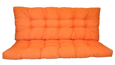 Obrázek produktu pro Axin Trading s.r.o. Polstr na zahradní houpačku 130 cm - látka oranžový melír