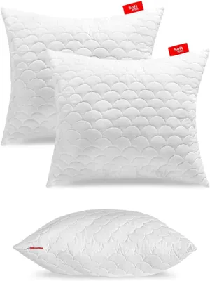 Produktbild von SOFTIMI | Antiallergisches Kissen 2er Set 60x80 cm | Hochwertiger Komfort für besseren Schlaf
