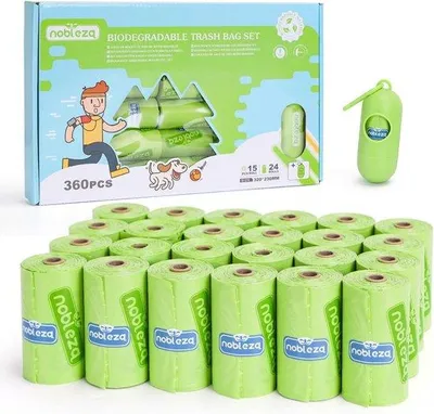 Produktbild von Famanu Hundekotbeutel - 360 Stück, Leckfreie und Extra Dicke Beutel mit Spender für Hunde