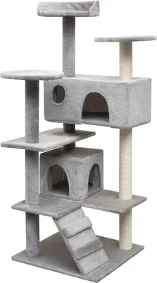 Produktbild von Katzen-Kratzbaum Sisal 125 cm Grau