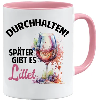 Kaffeetasse mit Spruch – Abschiedsgeschenk Kollege, Lillet, 330 ml