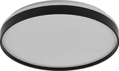 Zdjęcie produktu dla Lampa sufitowa OSRAM Orbis Gisela LED 485 mm, 36 W, 3000 K, ciepła biel, czarna, metalowa z plastikowym pierścieniem, IP20