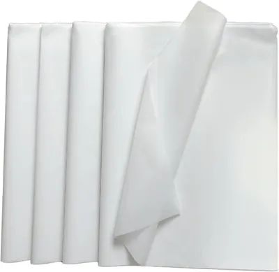 Obrázok produktu pre Bielý papier na balenie, 50 x 35 cm, 100 listov, vhodný na balenie darčekov a dekorácie