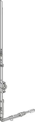Produktbild von ROTO D-/DK-Getriebe KSR konstant DM 15 mm 1P L=600/170 mm Eckumlenkung silber
