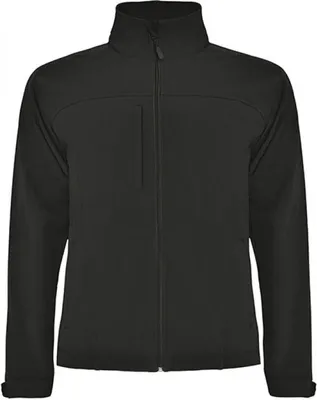 Produktbild von Roly SS6435 | Herren Rudolph Softshell Jacket, Wasser- und Windabweisend - Farbe: Heather Black 243 - Größe: XL