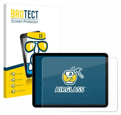 Produktbild von BROTECT Schutzglas für Apple iPad Air 5 WiFi 2022 (5. Gen.) Schutzfolie Panzer Folie Glas Display Schutz klar