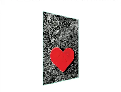 Produktbild von Glasschneidebrett 35x52 Herz