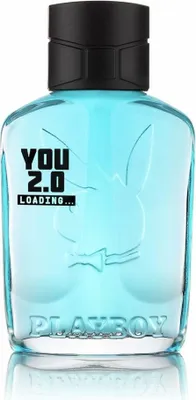 A bottle of Playboy You 2.0 Loading For Him Eau de Toilette for men.