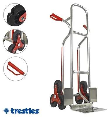 Produktbild von TRESTLES Treppen Sackkarre Treppensteiger Profi 200kg S04HS Alu ******