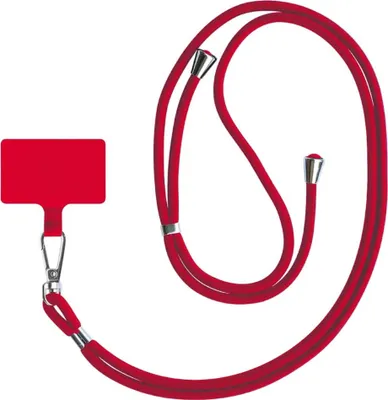 Produktbild von Handykette universal - verstellbare abnehmbare Handy Kette für Smartphone - Rot