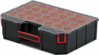 Image de Awtools organizer tager plus with buckets medium 390x284x105mm