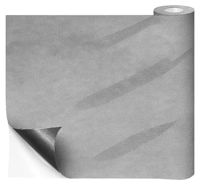Produktbild von Selbstklebender Mikrofaserstoff in Wildlederoptik, Kunstleder 140 * 40 cm, Folie für WildKunstleder, geeignet für Autoinnenräume und Möbelauffrischung (Hellgrau)