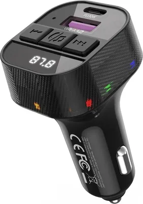 Zdjęcie produktu dla Transmiter Fm Xo Bcc17 Ładowarka 30W Bluetooth Do Auta