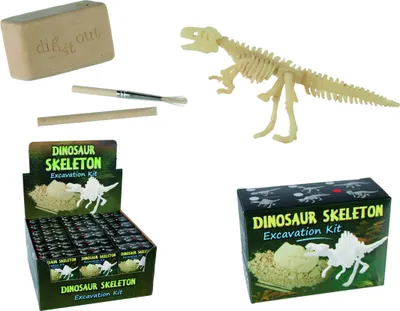 Produktbild von Velká figurka dinosaura - otisk z vykopávek MIX