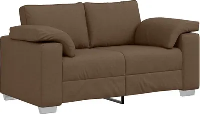 Obrázok produktu pre vidaXL dvojmiestna pohovka, hnedá, 160 cm, látková