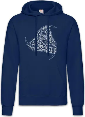 Produktbild von Urban Backwoods Odhins Horns Ornaments, Herren Hoodie, Farbe: Navy, Größe: L