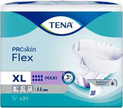 Image de Tena Proskin Flex Maxi XL - 3 paquets de 21 protections