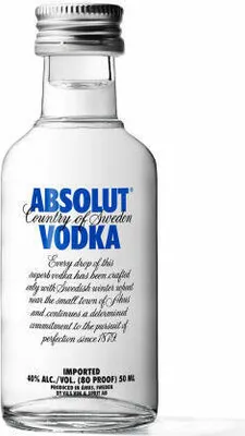 Immagine prodotto di Absolut Vodka Miniaturflasche 40% vol. 0,05 L