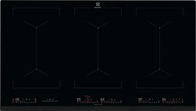 Image de Electrolux EIV9467, Noir, Encastrable, Plaque de cuisson à induction avec zones, Verre, 6 zones/zones, 6 zones/zones