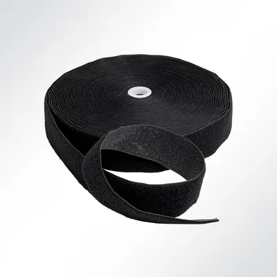 Produktbild von Lysel® Klettband zum Schweißen HF schwarz Flauschband Breite 100mm VE 6 Meter