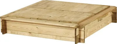 Produktbild von Marimex quadratischer Holzsandkasten mit Deckel