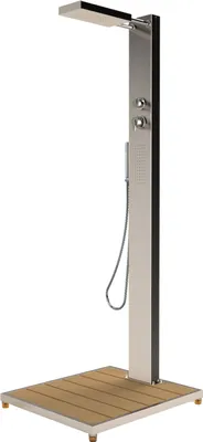Produktbild von Eichenwald Ideal Außendusche Elba Pooldusche Gartendusche Edelstahl V2A 706501