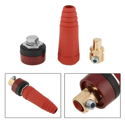 Obrázek produktu pro DKJ35-50 Kabelový konektor,DKJ35-50 Kabelový konektor,Svařovací kabelový konektor,Svařovací rychlý konektor,Rychloupínací kabelový konektor