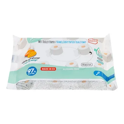 Obrázek produktu pro AKUKU Vlhčený toaletní papír 50ks.