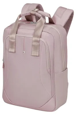 Productafbeelding van Samsonite Guardit Classy 2.0 - Dames laptoprugzak met handgrepen, 14.1" (38.5 cm) - Rugzak voor zakelijk gebruik en school, met bekerhouder, ergonomisch ontwerp - 17 liter - Grijs (Stone Grey) – Formaat 14.1" (met handgrepen)