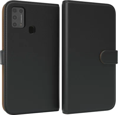 Produktbild von EAZY CASE Business Hülle für Samsung Galaxy M31 klappbar, Premium Kunstleder Handyhülle mit Kartenfach