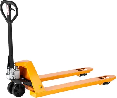 Obrázok produktu pre Paletový vozík, nosnosť 2,5 t, ručný paletový vozík s vidlicami 122 x 68,6 cm na manipuláciu s materiálom, výška zdvihu vidlíc 85–180 mm, vhodný pre sklady, supermarkety, výrobu