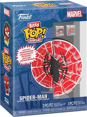 Obrázek produktu pro Vinylové figurky Marvel Bitty POP! v balení po 2 kusech: Spider-Man Web