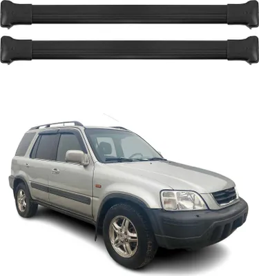 Zdjęcie produktu dla Bagażnik dachowy podstawowy do Honda CR-V mk1 1995-2001 75kg aluminium czarny 2 szt