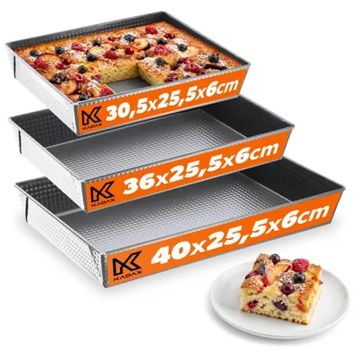 Obrázok produktu pre KADAX sada foriem na pečenie XXL 3 ks
