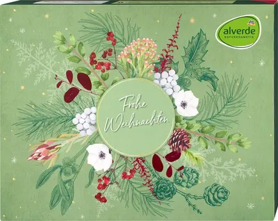 Produktbild von alverde Adventskalender 2025 Beauty NATURKOSMETIK –  Adventskalender mit 24 Pflegeprodukten für Frauen und Damen, Advent Kalender ( Wert : 100 € )