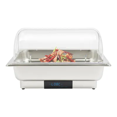 Image de Plat chauffant électrique pour buffet, ensemble de plats chauffants pour buffet, récipient de chauffage en acier inoxydable pour aliments