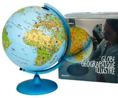Produktbild von Safari-Globus mit Tieren beleuchtet 30cm