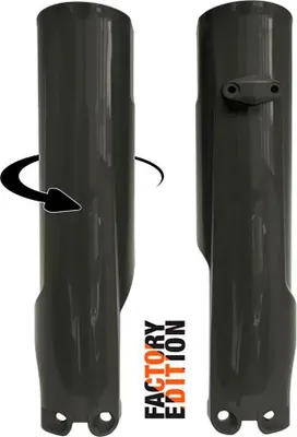 Produktbild von Rtech R-psktmnr0093 Ktm 450 Exc-f 2024 Gabelprotektoren Schwarz  Schwarz One Size